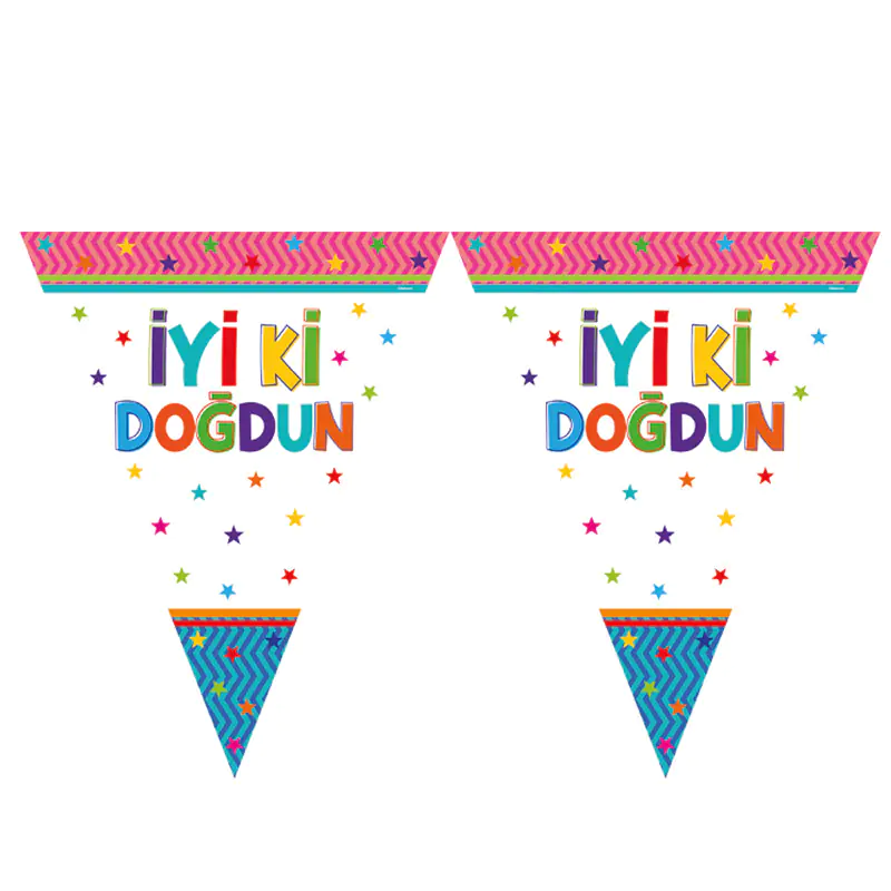 Funstar İyi Ki Doğdun Bayrak Set (2,90 m)
